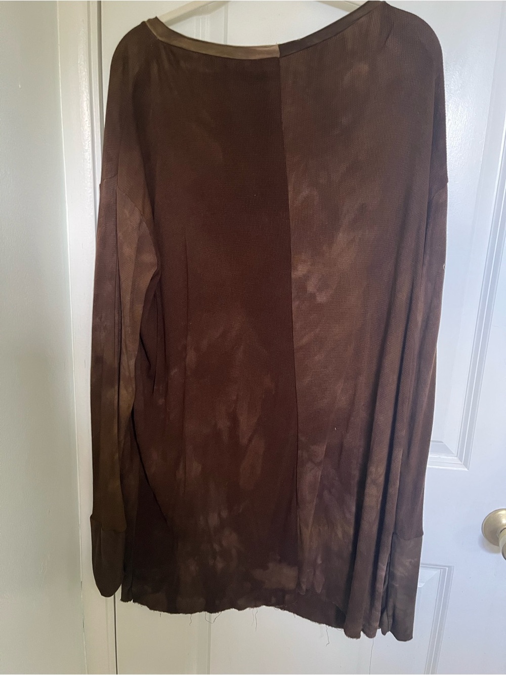 Sinew Moon brown burgundy long tunic thermal XS/S - Picture 2 of 3